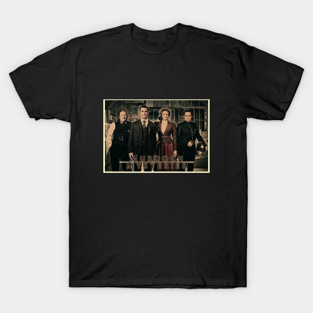 Murdoch Mysteries Stylised Design T-Shirt by raiseastorm